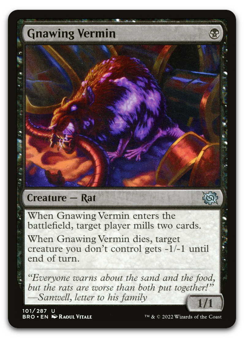 Gnawing Vermin (The Brothers' War)