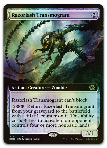 Razorlash Transmogrant (Extended Art) (The Brothers' War)