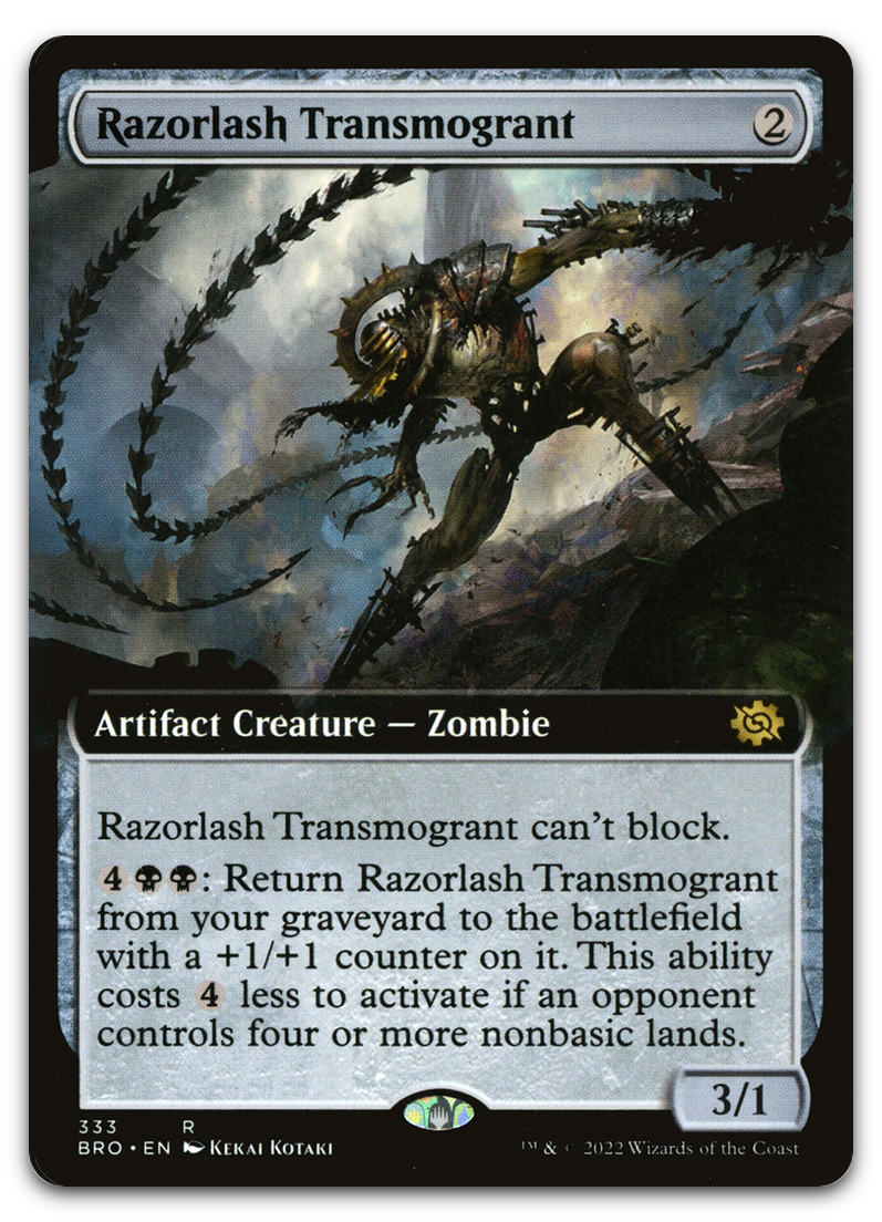 Razorlash Transmogrant (Extended Art) (The Brothers' War)