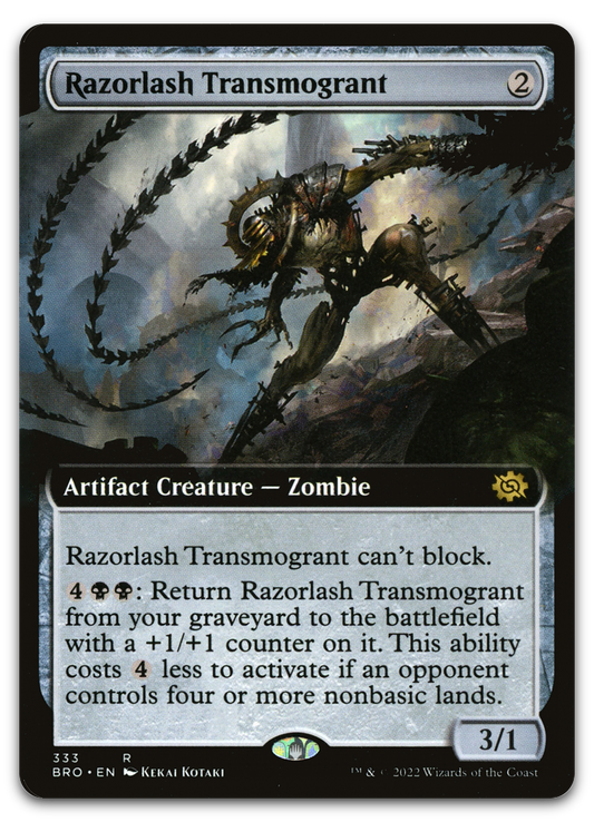 Razorlash Transmogrant (Extended Art) (The Brothers' War)