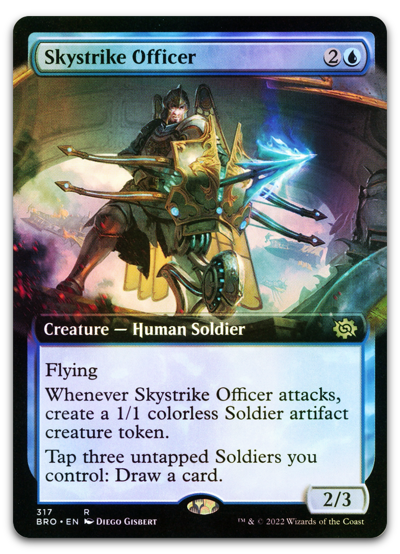 Skystrike Officer (Extended Art) (The Brothers' War)