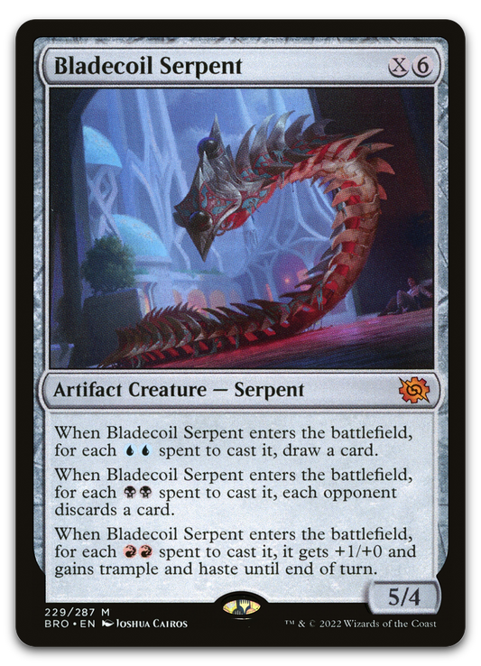 Bladecoil Serpent (The Brothers' War)