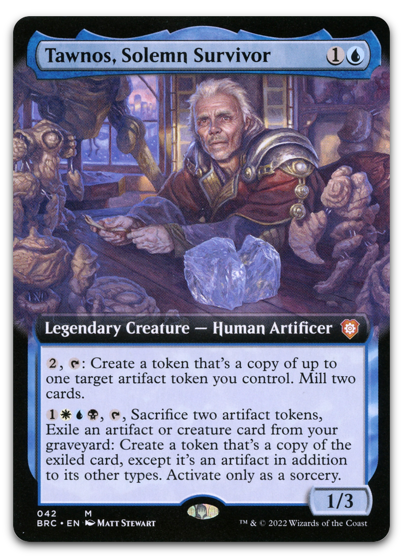 Tawnos, Solemn Survivor (Extended Art) (Commander: The Brothers' War)