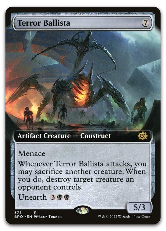 Terror Ballista (Extended Art) (The Brothers' War)
