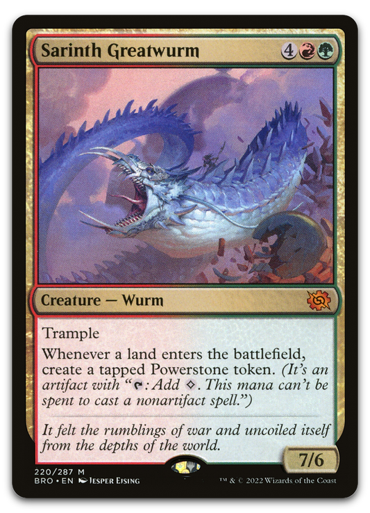 Sarinth Greatwurm (The Brothers' War)