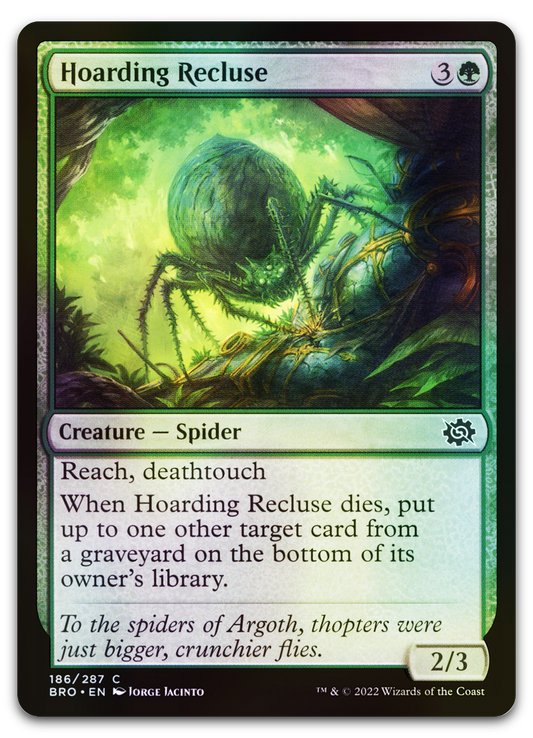 Hoarding Recluse (The Brothers' War)
