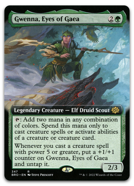 Gwenna, Eyes of Gaea (Extended Art) (The Brothers' War)
