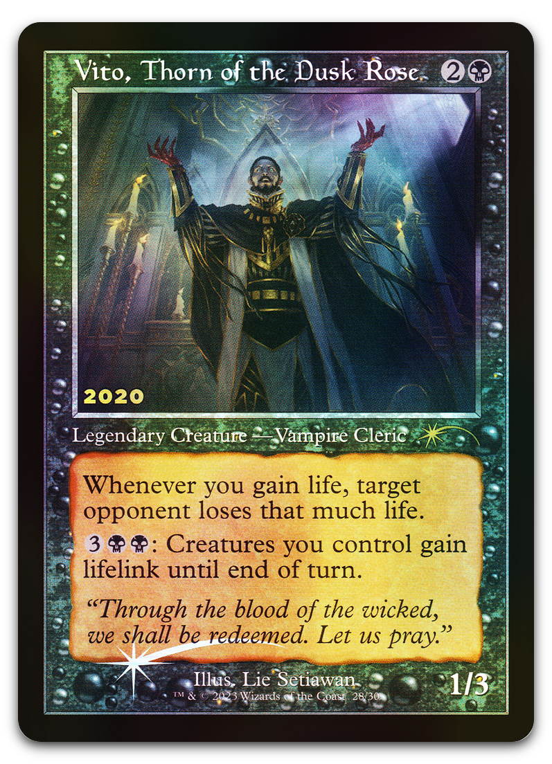 Vito, Thorn of the Dusk Rose (30th Anniversary Promos)