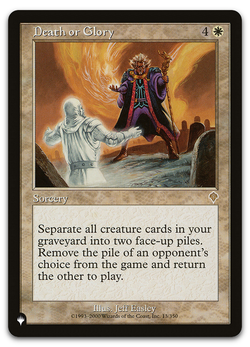 Death or Glory (The List Reprints)