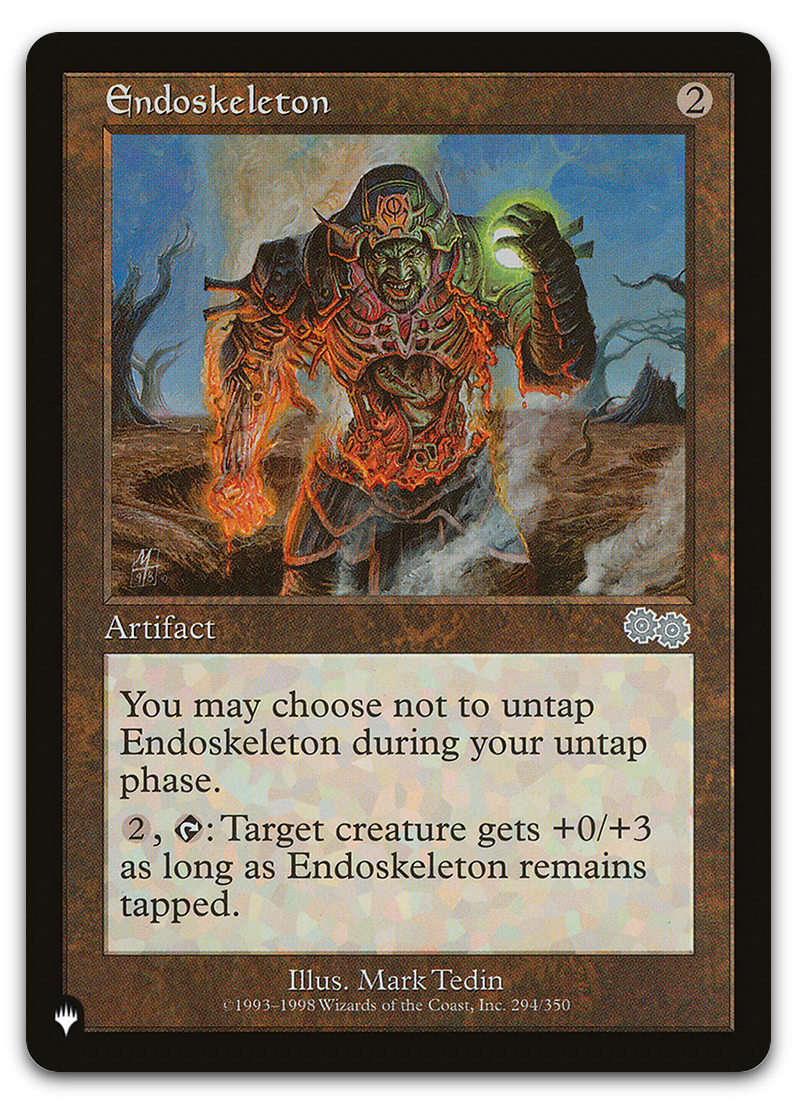 Endoskeleton (The List Reprints)