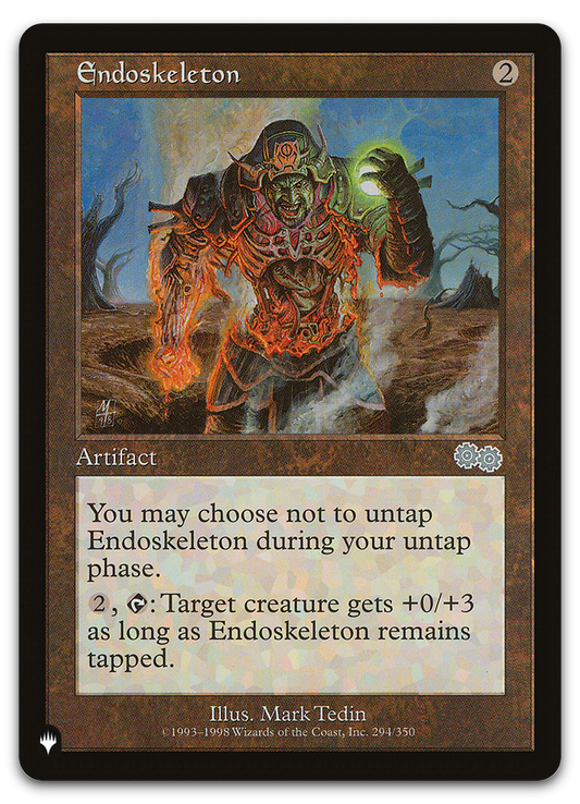 Endoskeleton (The List Reprints)