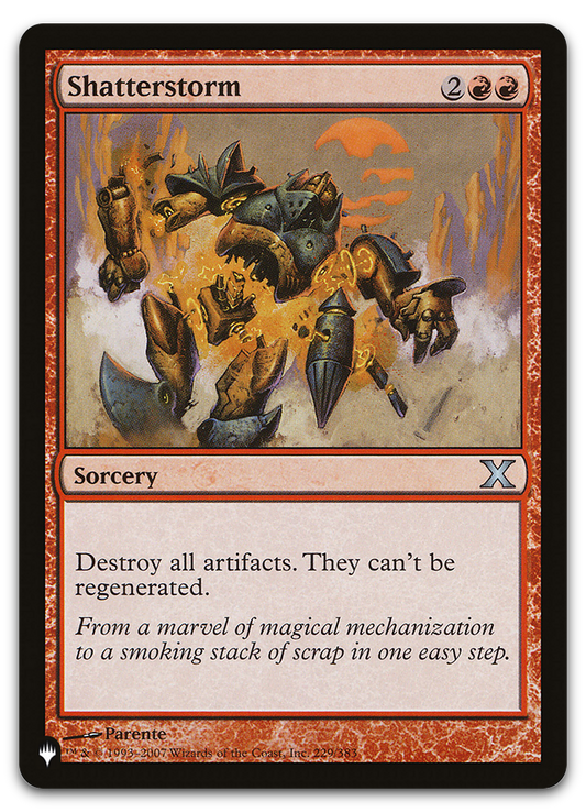 Shatterstorm (The List Reprints)