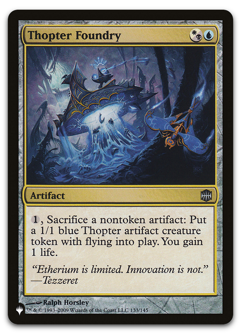 Thopter Foundry (ARB) (The List Reprints)