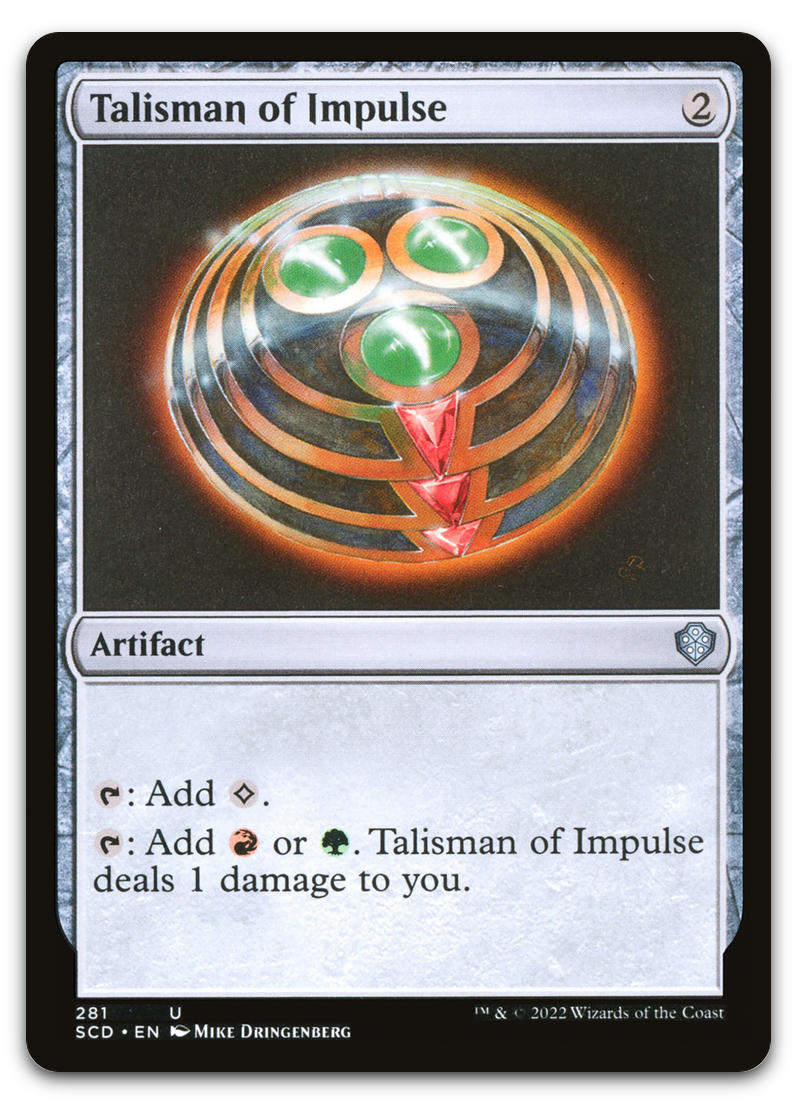 Talisman of Impulse (Starter Commander Decks)