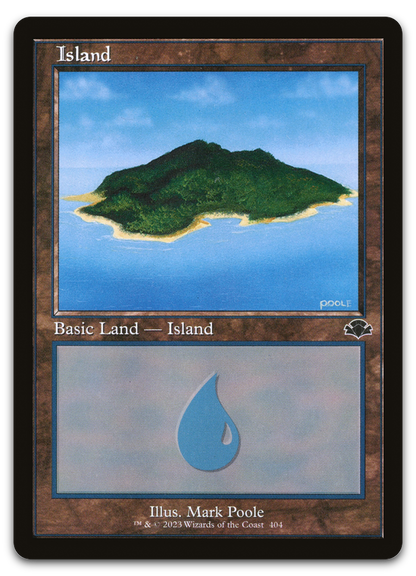 Island (404) (Retro Frame) (Dominaria Remastered)