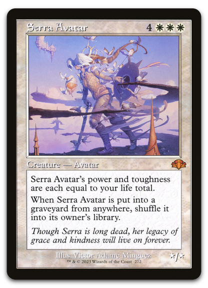 Serra Avatar (Retro Frame) (Dominaria Remastered)