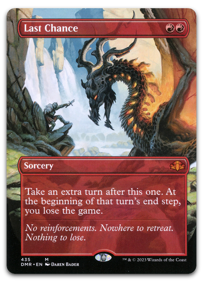 Last Chance (Borderless) (Dominaria Remastered)