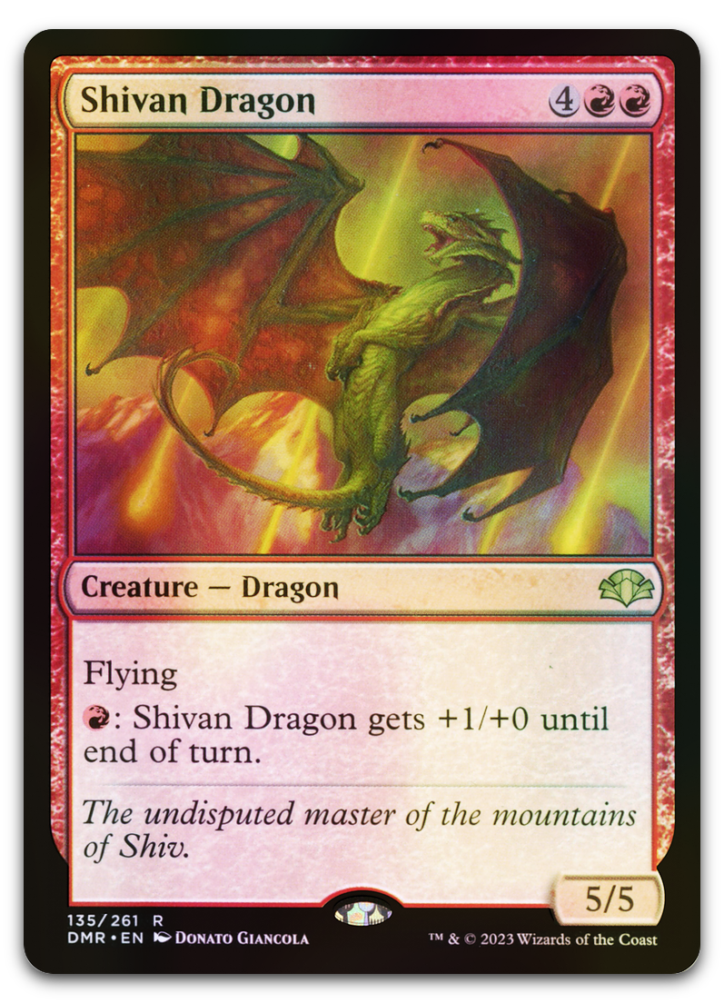 Shivan Dragon (Dominaria Remastered)