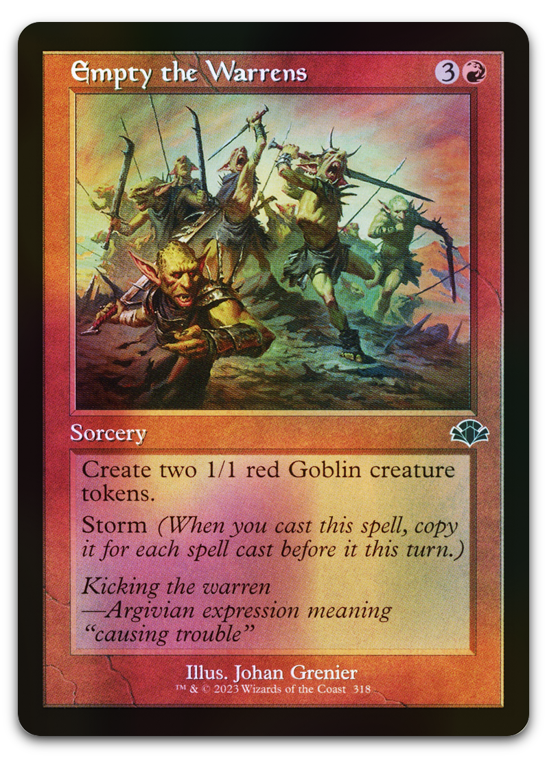 Empty the Warrens (Retro Frame) (Dominaria Remastered)