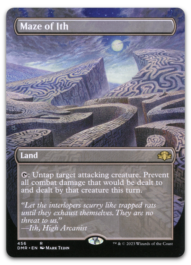 Maze of Ith (Borderless) (Dominaria Remastered)