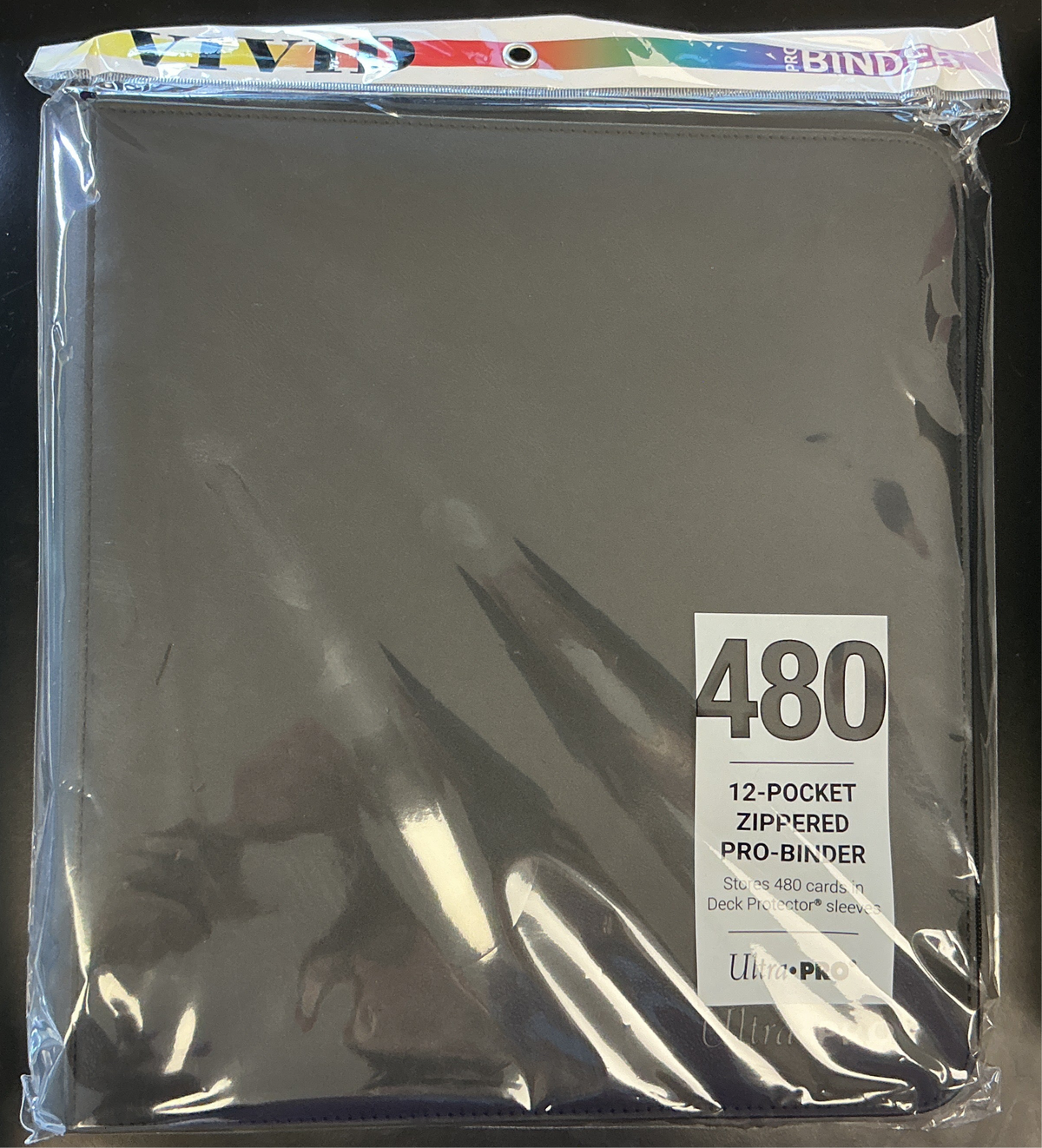 UltraPro 12-Pocket Zippered Pro-Binder 480 - Black