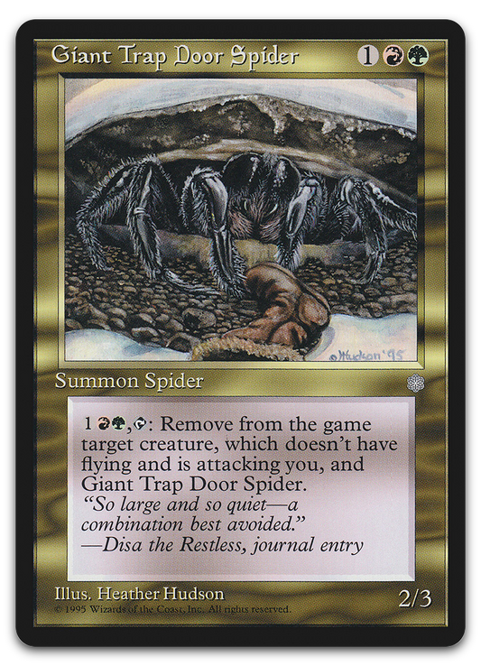 Giant Trap Door Spider (Ice Age)