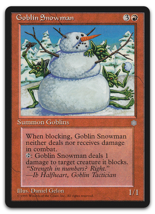 Goblin Snowman (Ice Age)