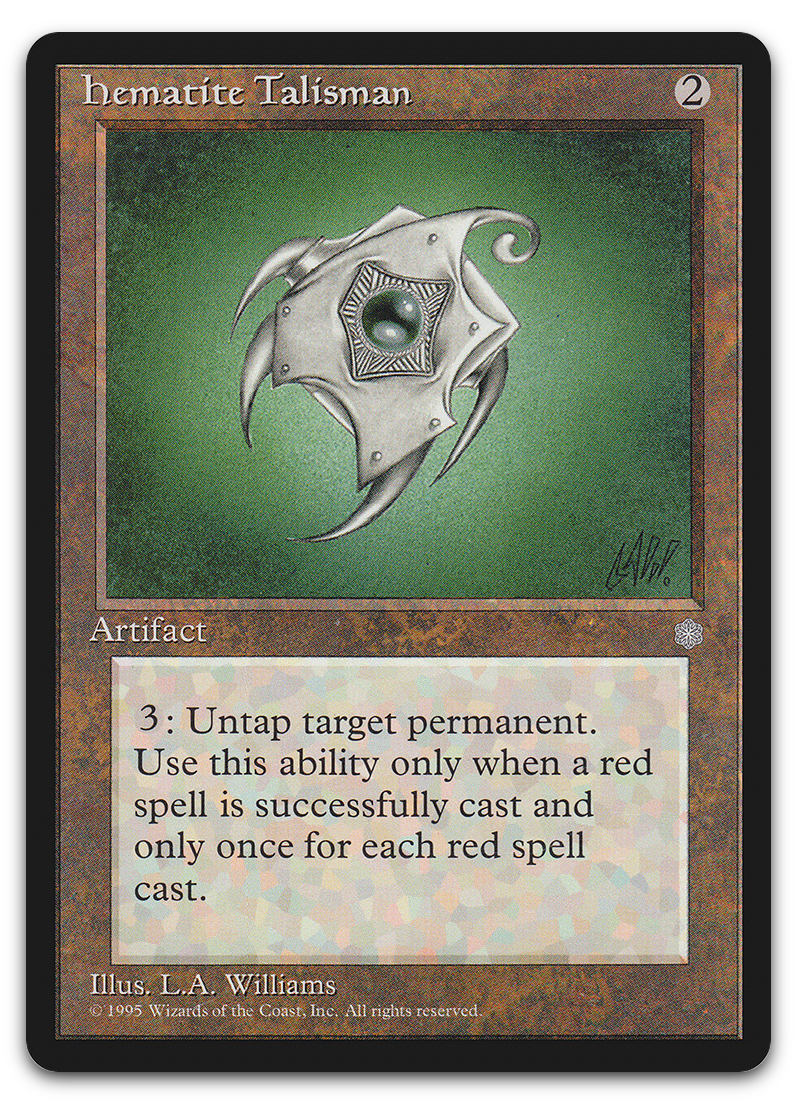 Hematite Talisman (Ice Age)