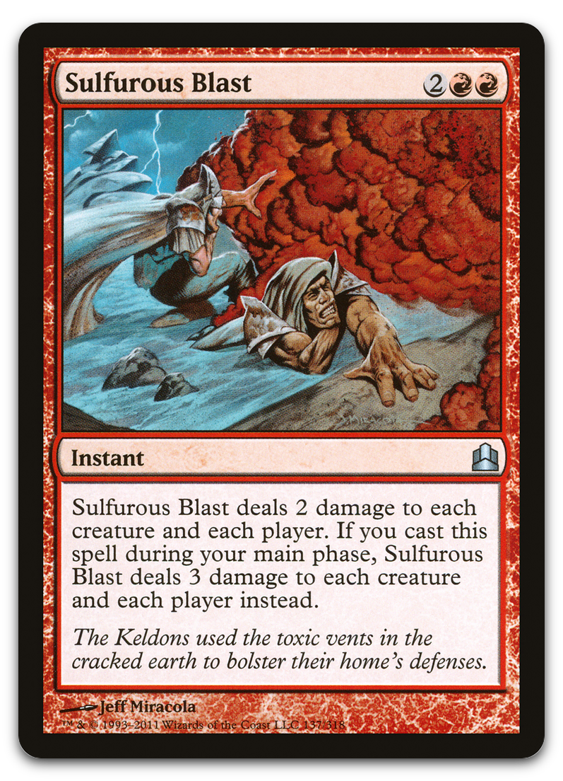 Sulfurous Blast (Commander)