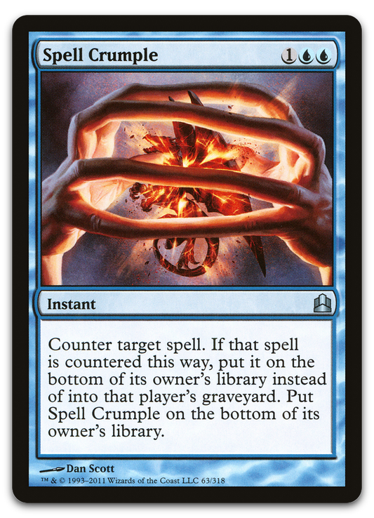 Spell Crumple (Commander)