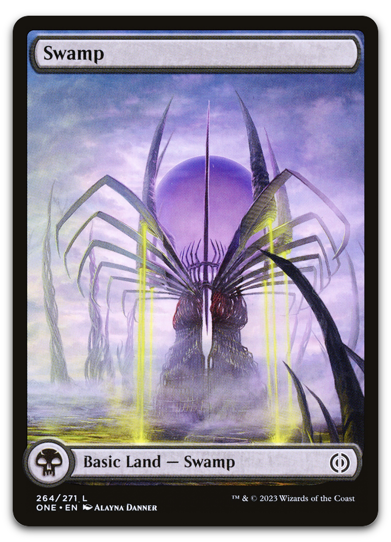 Swamp (264) - Full Art (Phyrexia: All Will Be One)