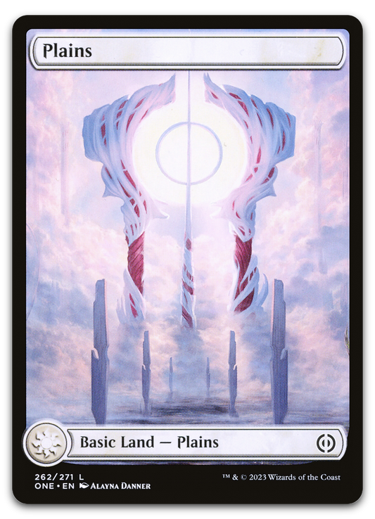 Plains (262) - Full Art (Phyrexia: All Will Be One)