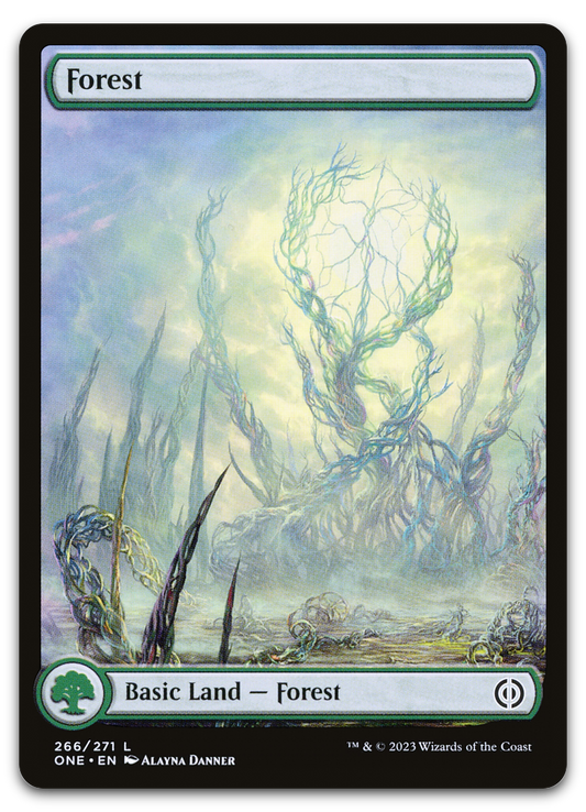 Forest (266) - Full Art (Phyrexia: All Will Be One)