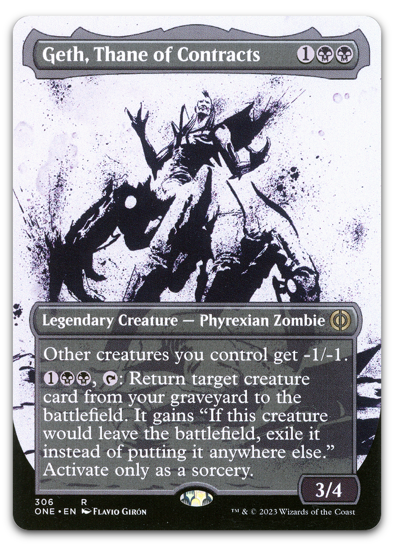Geth, Thane of Contracts (Showcase) (Phyrexia: All Will Be One)