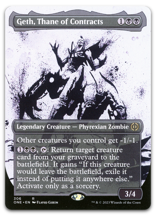 Geth, Thane of Contracts (Showcase) (Phyrexia: All Will Be One)