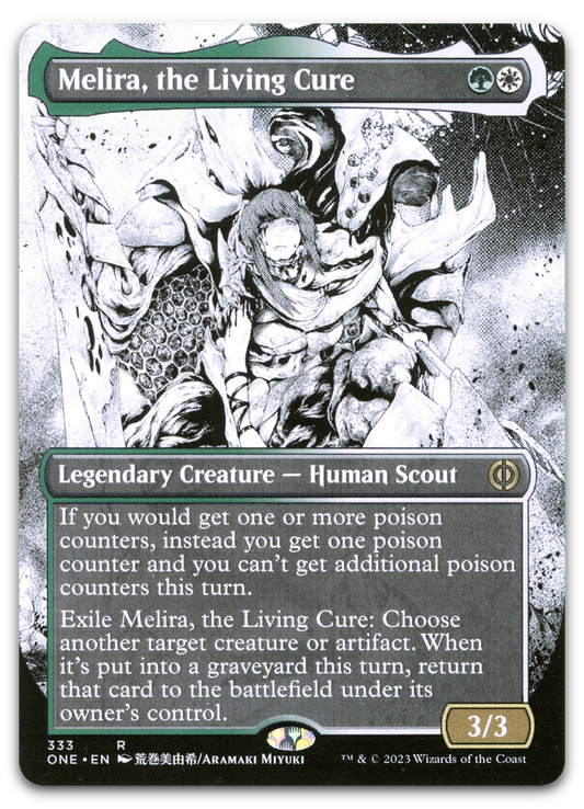 Melira, the Living Cure (Borderless) (Phyrexia: All Will Be One)