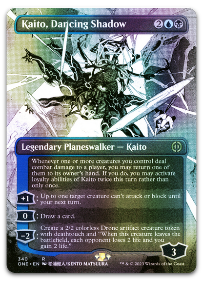 Kaito, Dancing Shadow (Borderless) (Phyrexia: All Will Be One)