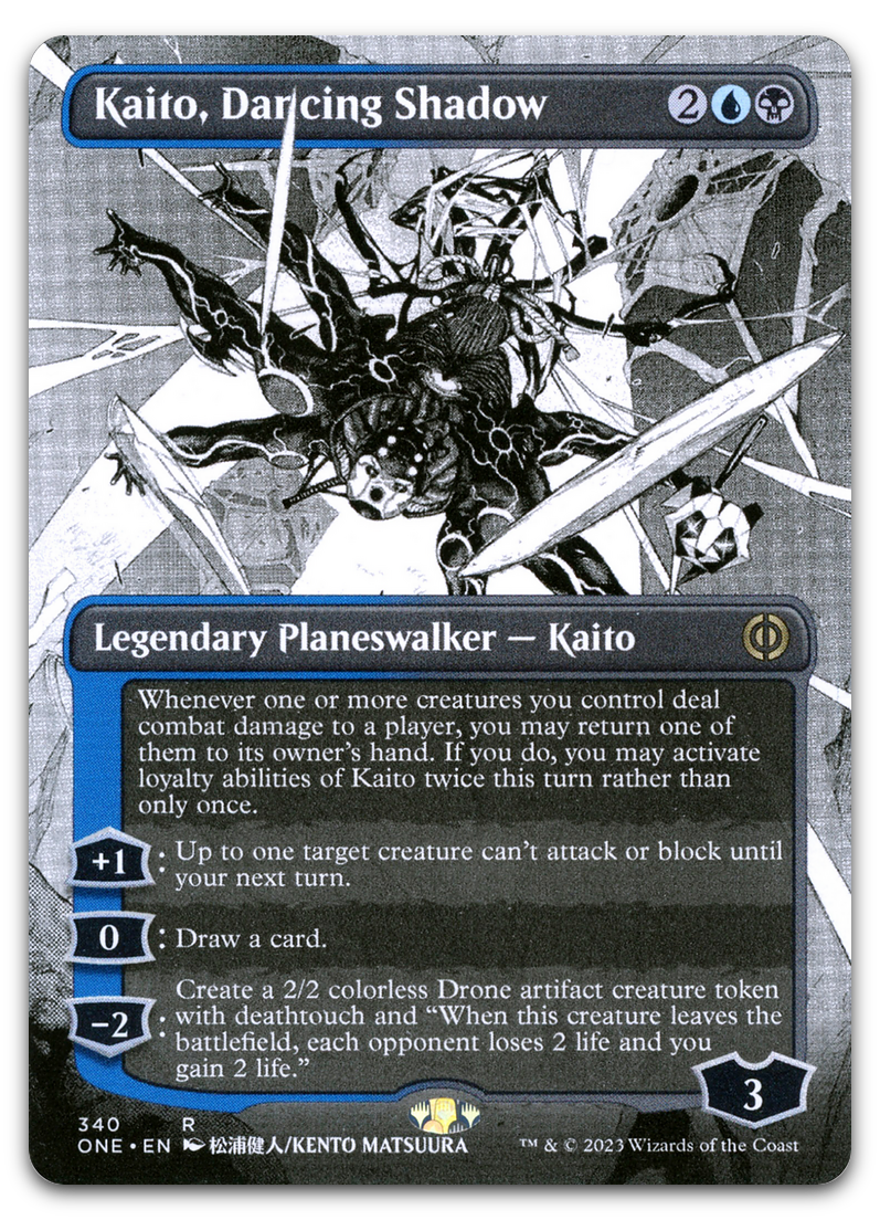 Kaito, Dancing Shadow (Borderless) (Phyrexia: All Will Be One)