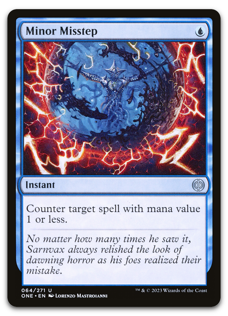 Minor Misstep (Phyrexia: All Will Be One)