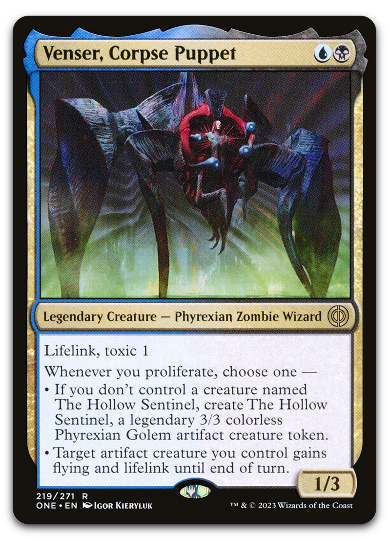 Venser, Corpse Puppet (Phyrexia: All Will Be One)