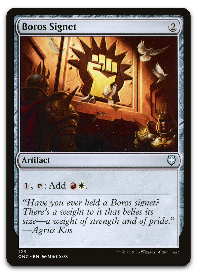 Boros Signet (Commander: Phyrexia: All Will Be One)