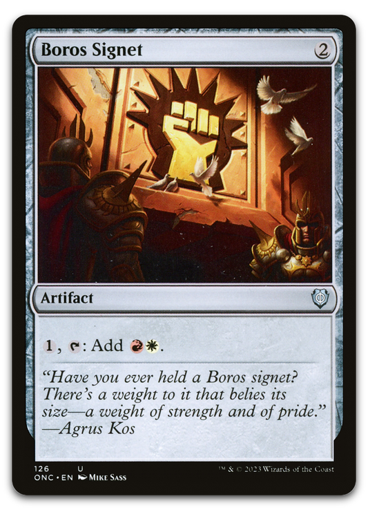 Boros Signet (Commander: Phyrexia: All Will Be One)