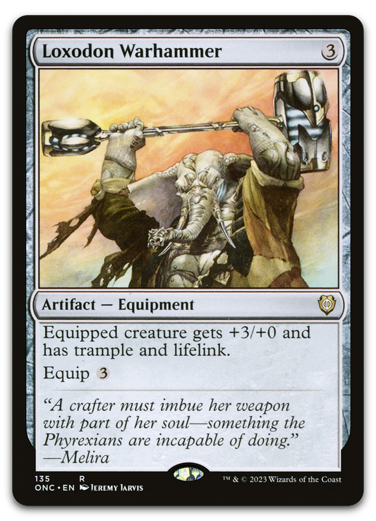 Loxodon Warhammer (Commander: Phyrexia: All Will Be One)
