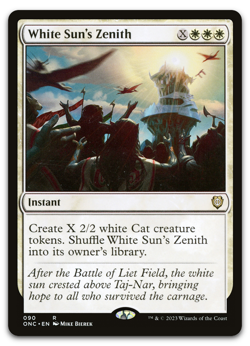 White Sun's Zenith (Commander: Phyrexia: All Will Be One)