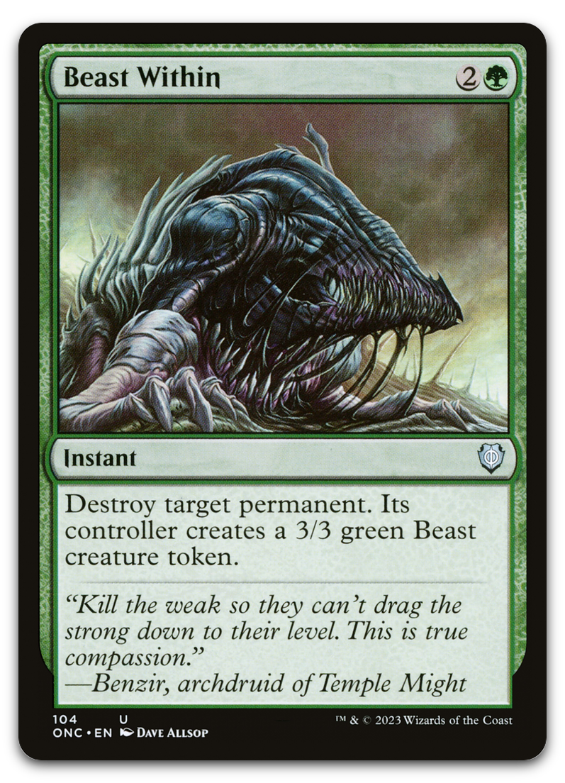 Beast Within (Commander: Phyrexia: All Will Be One)