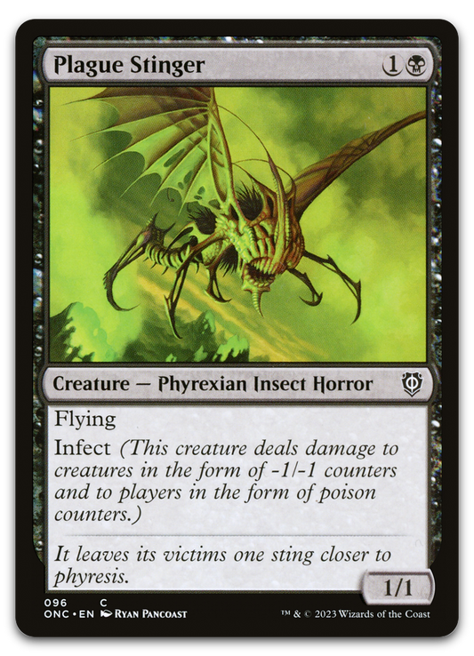Plague Stinger (Commander: Phyrexia: All Will Be One)