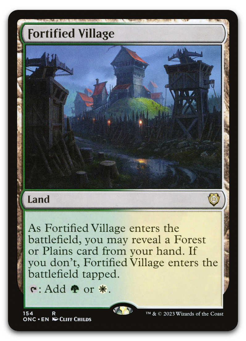 Fortified Village (Commander: Phyrexia: All Will Be One)