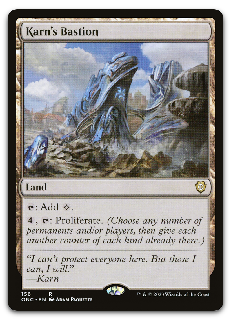 Karn's Bastion (Commander: Phyrexia: All Will Be One)