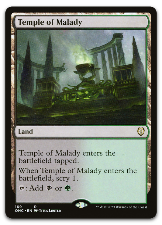 Temple of Malady (Commander: Phyrexia: All Will Be One)