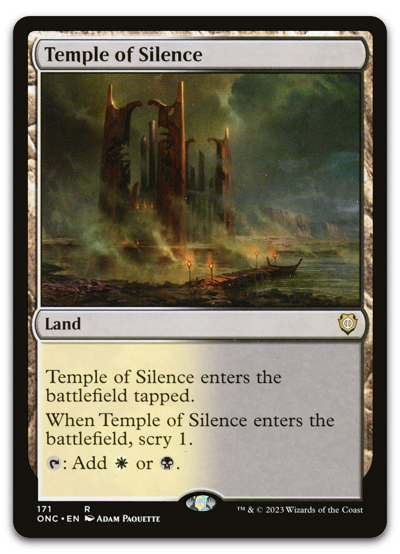 Temple of Silence (Commander: Phyrexia: All Will Be One)